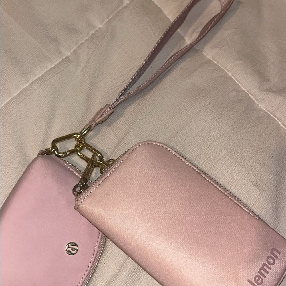 Lululemon Light Pink Zip Pouch